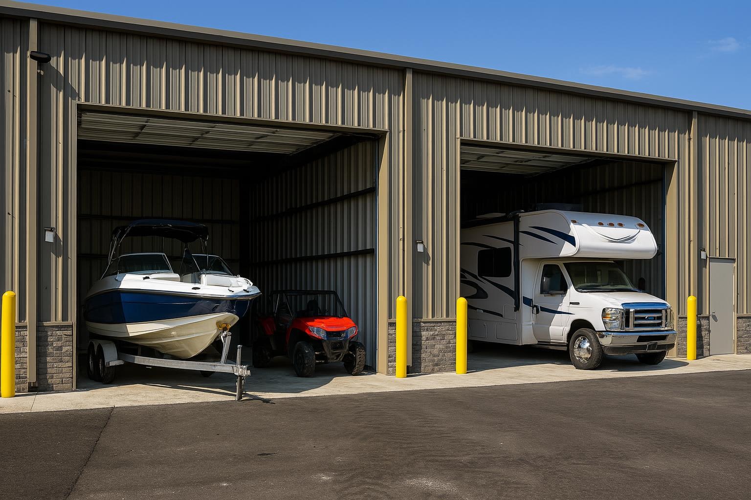 Boat and RV storage spaces