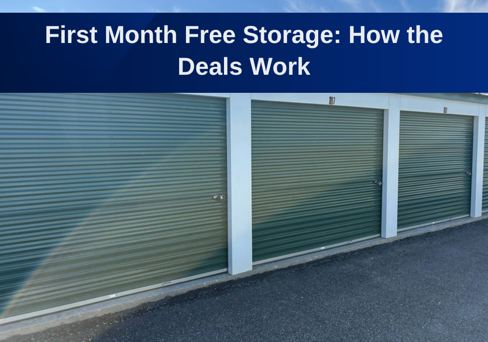 First Month Free Storage: How the Deals Work